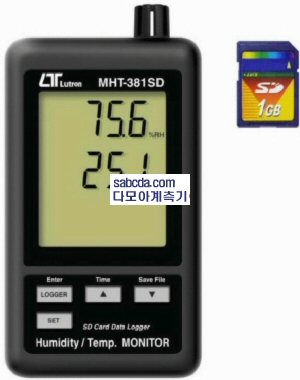 다모아계측기,MHT-381SD 온습도 측정기 계측기 온습도계 MHT381SD